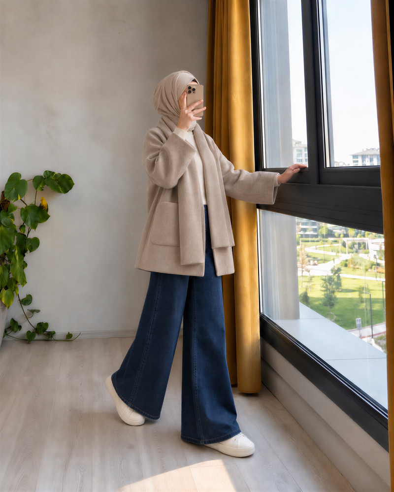 SCARF JACKET — ONA Collection Hiver