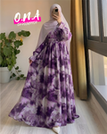 Robe ALBA violet selfie